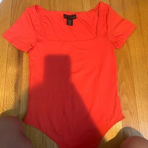 Women's Red Bodysuit